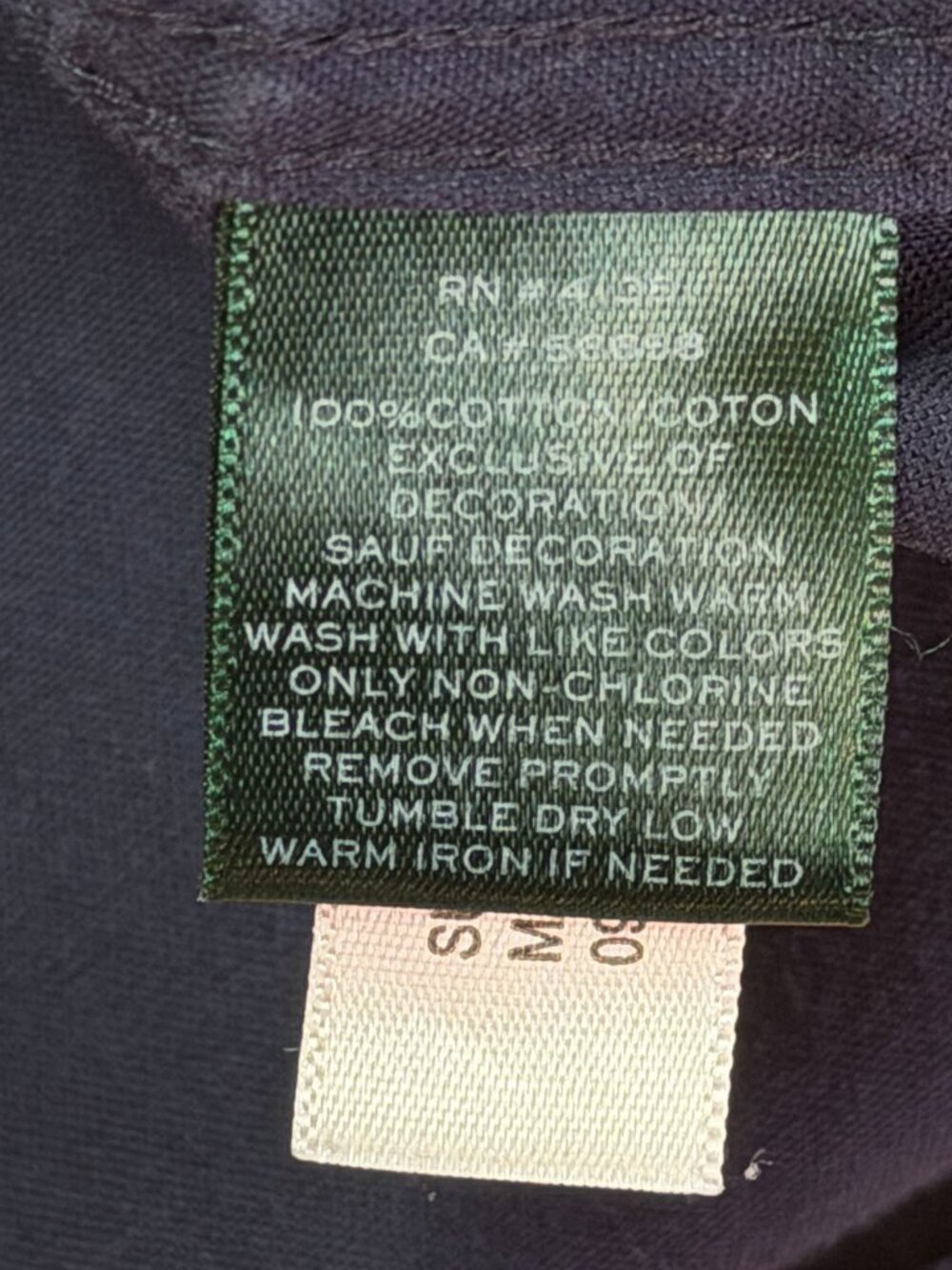 Lauren Ralph Lauren Button Down Shirt XL Blue - Picture 7 of 9